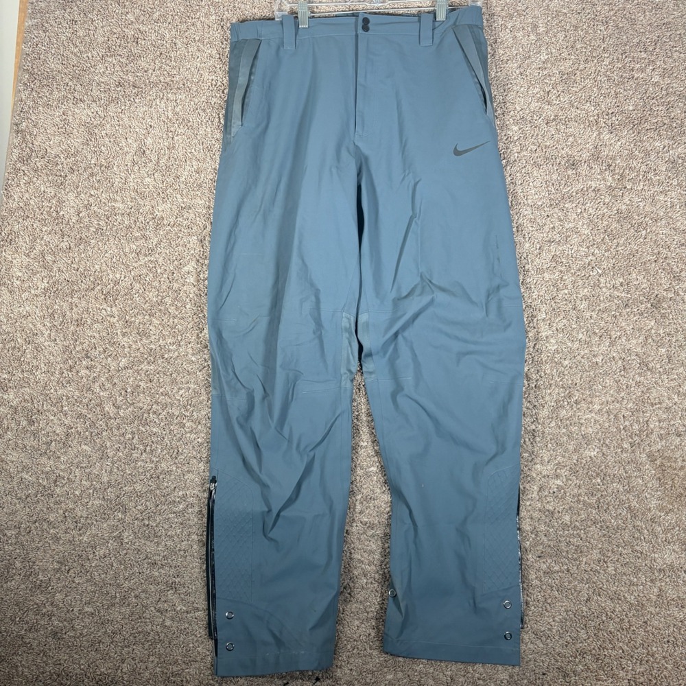 Nike Storm-FIT Technical Pants Slate Blue Gorpcore Mens Trousers Side Zip